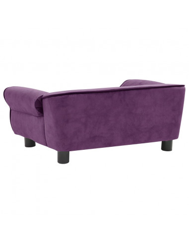 Divano per Cani Borgogna 72x45x30 cm in Peluche