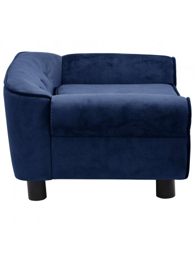 Divano per Cani Blu 72x45x30 cm in Peluche