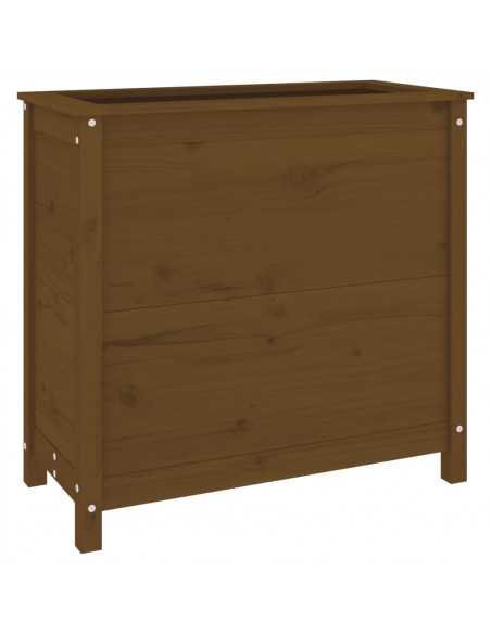 Fioriera da Giardino Miele 82,5x40x78 cm Legno Massello di Pino