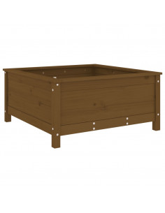 Fioriera da Giardino Miele 82,5x82,5x39 cm Legno Massello Pino
