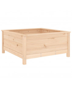 Fioriera da Giardino 82,5x82,5x39 cm in Legno Massello di Pino