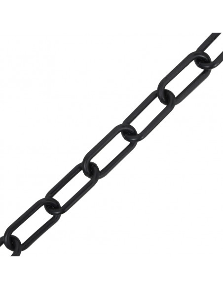 Catena Segnaletica Nera 100 m Ø6 mm in Plastica