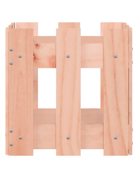Fioriera Giardino Design Recinzione 30x30x30cm Massello Douglas