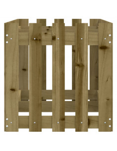 Fioriera da Giardino Recinzione 150x50x50cm in Pino Impregnato
