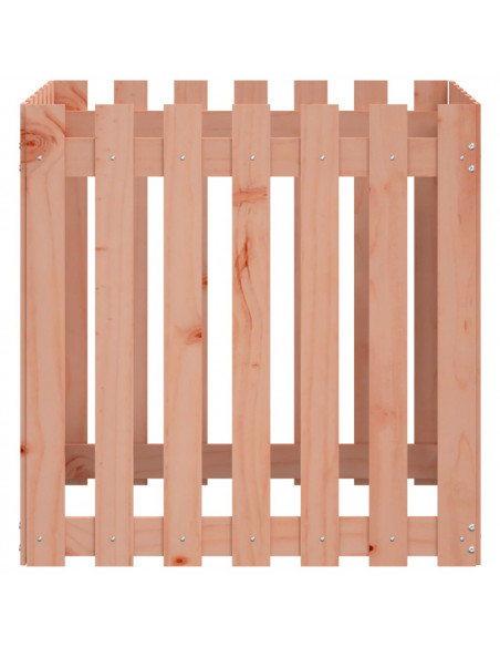 Fioriera Giardino Design Recinzione 70x70x70cm Massello Douglas