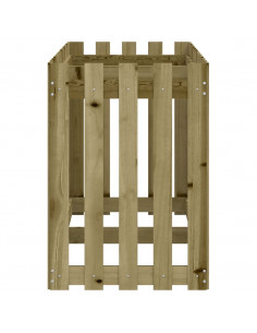 Fioriera da Giardino Recinzione 150x50x70cm in Pino Impregnato