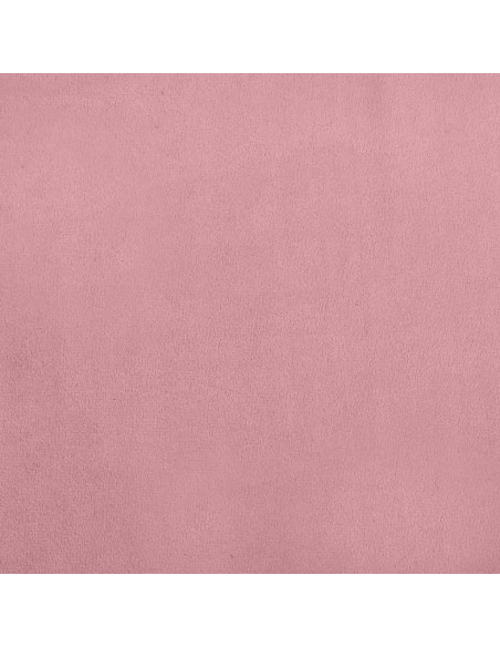 Lettino per Cani Rosa 90x53x30 cm in Velluto