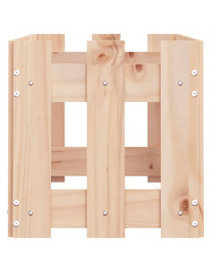 Fioriera Rialzata Giardino a Recinzione 100x30x30 cm Legno Pino