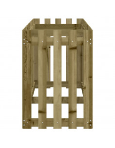 Fioriera da Giardino Recinzione 200x50x70cm in Pino Impregnato