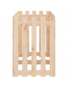 Fioriera Rialzata Giardino a Recinzione 150x50x70cm Legno Pino