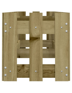 Fioriera da Giardino Recinzione 200x30x30cm in Pino Impregnato