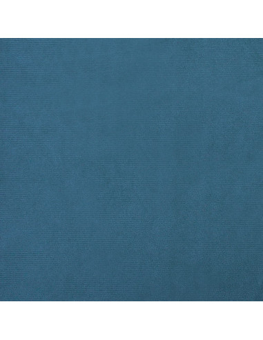 Lettino per Cani Blu 90x53x30 cm in Velluto