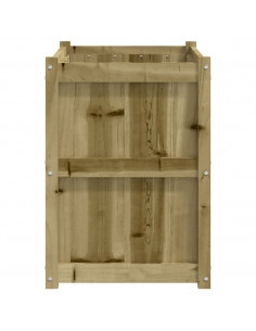 Fioriera da Giardino 90x50x70 cm in Legno di Pino Impregnato