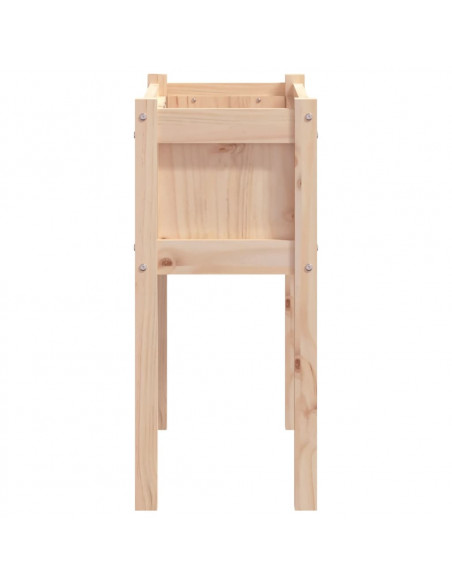 Fioriere da Giardino 2 pz con Gambe in Legno Massello di Pino