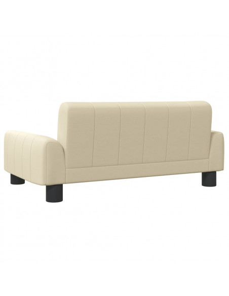 Lettino per Cani Crema 70x45x30 cm in Tessuto