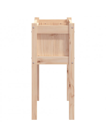 Fioriera da Giardino con Gambe 70x31x70 cm Legno Massello Pino