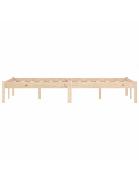 Giroletto senza Materasso 135x190 cm in Legno di Pino Full