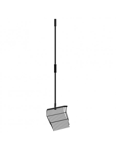 Forcone con 14 Denti Nero in Acciaio