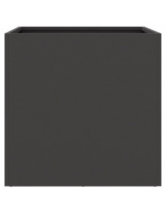 Fioriera Nera 42x40x39 cm in Acciaio Laminato a Freddo