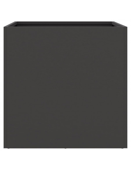 Fioriera Nera 42x40x39 cm in Acciaio Laminato a Freddo