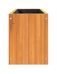 Fioriera da Giardino 59x27,5x35 cm in Legno Massello di Acacia