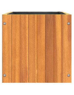 Fioriera da Giardino 35x35x35 cm in Legno Massello di Acacia