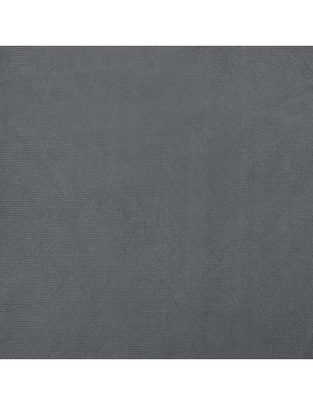 Lettino per Cani Grigio Scuro 100x54x33 cm in Velluto