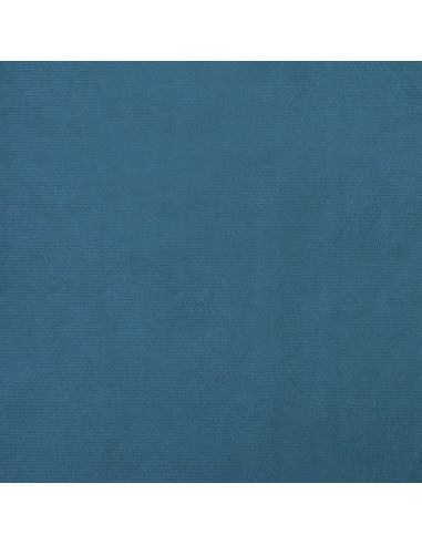 Lettino per Cani Blu 100x50x21 cm in Velluto