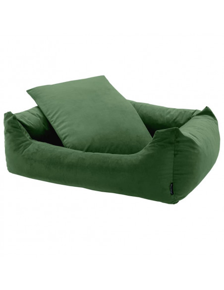 Madison Letto per Cani Velvet 80x67x22 cm Verde
