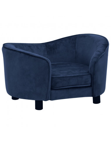 Divano per Cani Blu 69x49x40 cm in Peluche