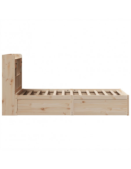 Giroletto senza Materasso 75x190 cm in Legno Massello di Pino