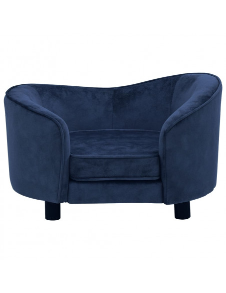 Divano per Cani Blu 69x49x40 cm in Peluche