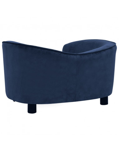 Divano per Cani Blu 69x49x40 cm in Peluche