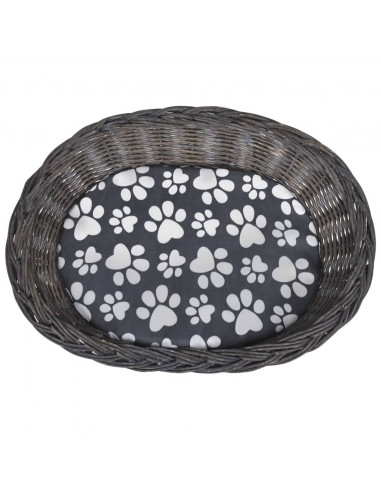 Albero per Gatti in Salice Casetta/Cuccia/Palo Tiragraffi con Cuscino