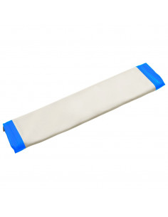 Tappeto Galleggiante Gonfiabile Blu e Bianco 200x150x15 cm