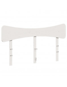 Giroletto senza Materasso Bianco 150x200 cm Legno Massello Pino