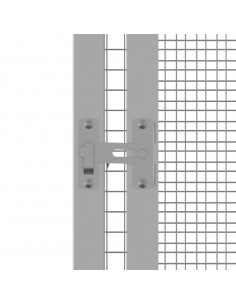 Gabbia Uccelli Antracite 302,5x324,5x211,5 cm Acciaio Zincato