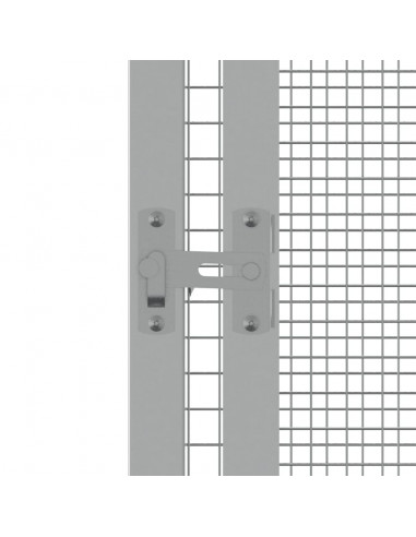 Gabbia Uccelli Antracite 302,5x324,5x211,5 cm Acciaio Zincato