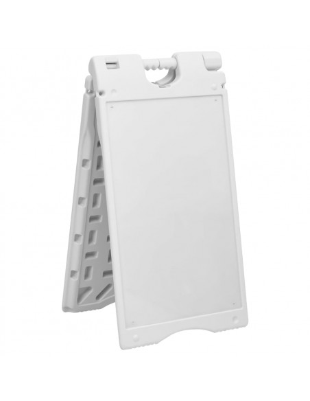 Lavagna da Marciapiede a Cavalletto Grigia 45x7x84,5 cm in HDPE