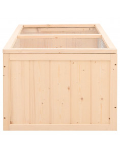 Gabbia per Criceti 104x52x38 cm in Legno Massello di Abete