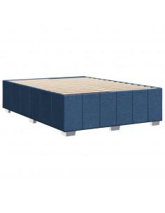 Giroletto senza Materasso Blu 140x190 cm in Tessuto