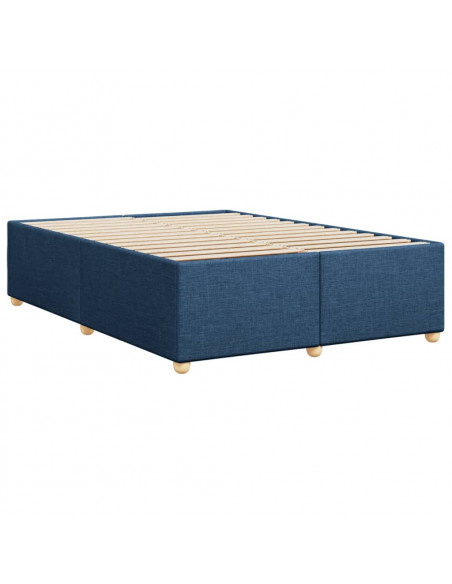 Giroletto senza Materasso Blu 140x200 cm in Tessuto