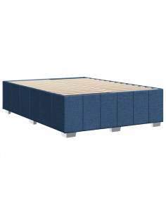 Giroletto senza Materasso Blu 140x200 cm in Tessuto