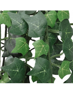 Foglie Artificiali di Edera 4 pz Verdi 90 cm