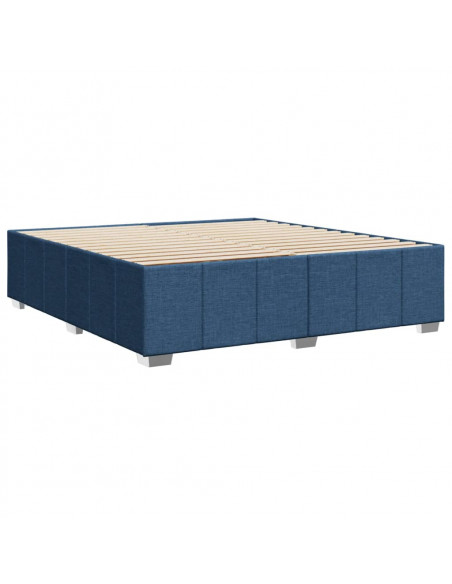 Giroletto senza Materasso Blu 180x200 cm in Tessuto