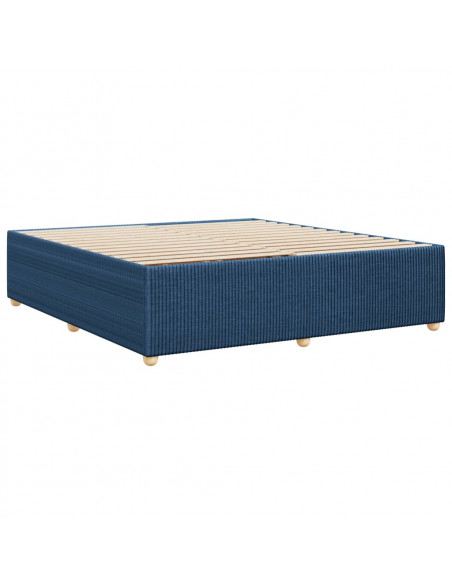 Giroletto senza Materasso Blu 180x200 cm in Tessuto