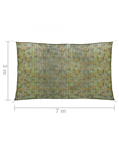 Rete Mimetica con Custodia 3x7 m Verde