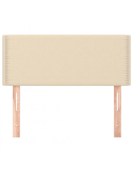 Testiera Crema 80x5x78/88 cm in Tessuto
