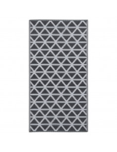 Tappeto da Esterni Nero 120x180 cm in PP