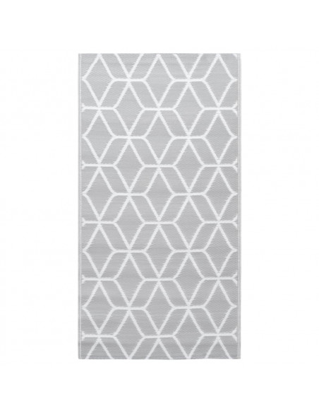 Tappeto da Esterni Grigio 120x180 cm in PP